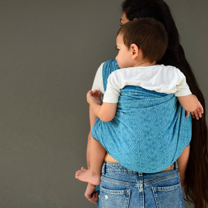 Didymos Baby Sling Woven Wrap - Mystic Petrol 1975 (Cotton/Hemp) * Ships in two weeks *