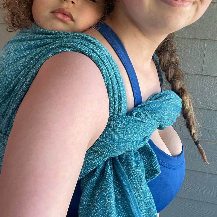 Didymos - Didymos Baby Sling Woven Wrap - Mystic Petrol 1975 (Cotton/Hemp) * Ships in two weeks * - Cloth and Carry