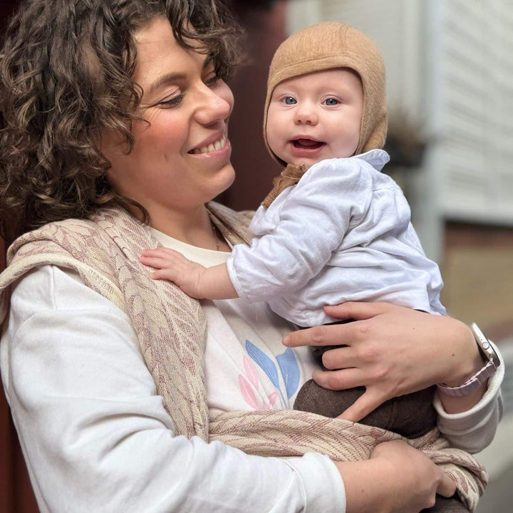 Didymos - Didymos Baby Sling Woven Wrap - Trias Asolia (Cotton/Linen) * PREORDER * - Cloth and Carry