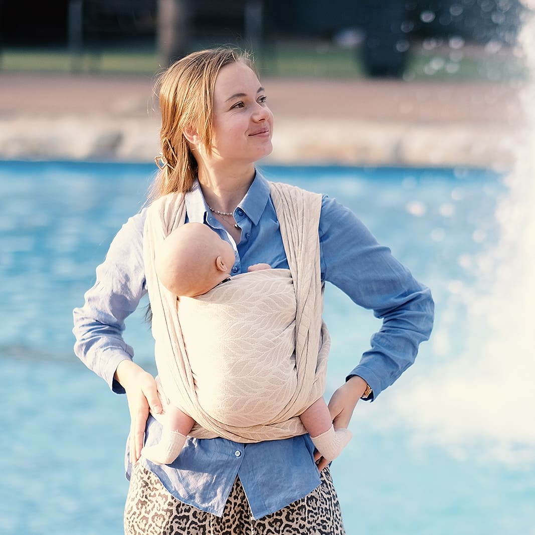 Didymos - Didymos Baby Sling Woven Wrap - Trias Pure (Cotton/Hemp/Tussah Silk) - Cloth and Carry