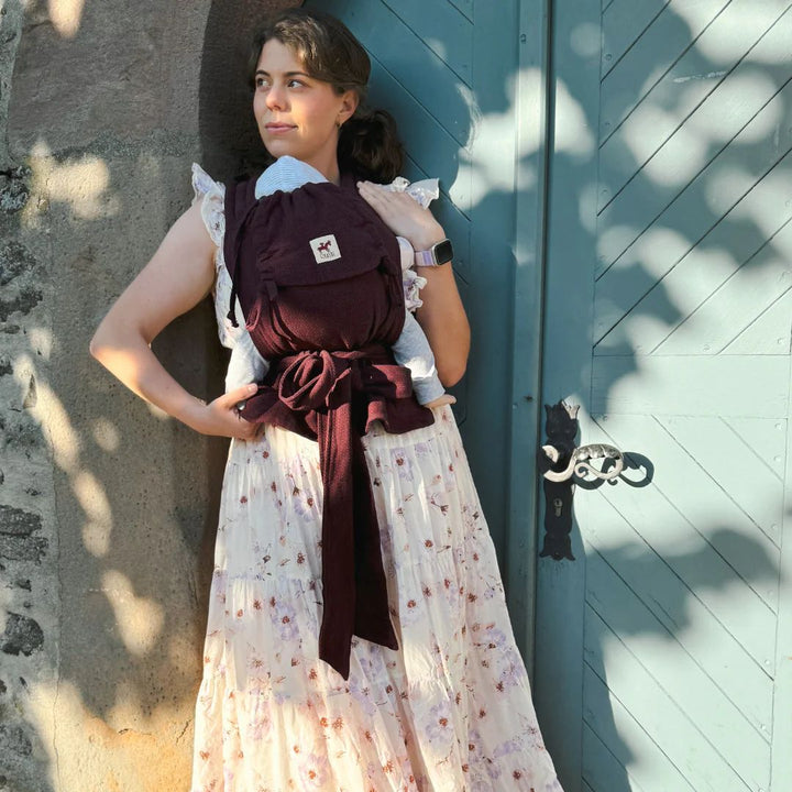 Girasol - Girasol MySol Half Buckle Baby Carrier - Wild Berry - Cloth and Carry