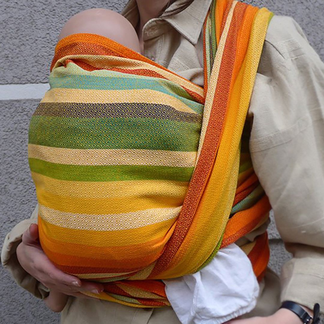 Girasol-Girasol Woven Wrap - Alegria Fusion de Oro *PRE-ORDER* - Cloth and Carry