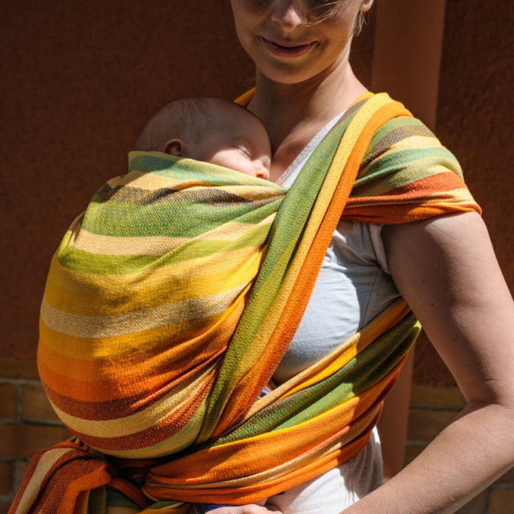 Girasol-Girasol Woven Wrap - Alegria Fusion de Oro *PRE-ORDER* - Cloth and Carry
