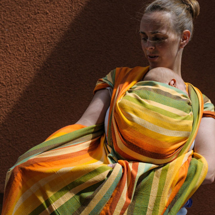 Girasol-Girasol Woven Wrap - Alegria Fusion de Oro *PRE-ORDER* - Cloth and Carry