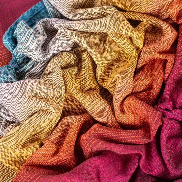 Girasol - Girasol Woven Wrap - Solstice Fire - Cloth and Carry
