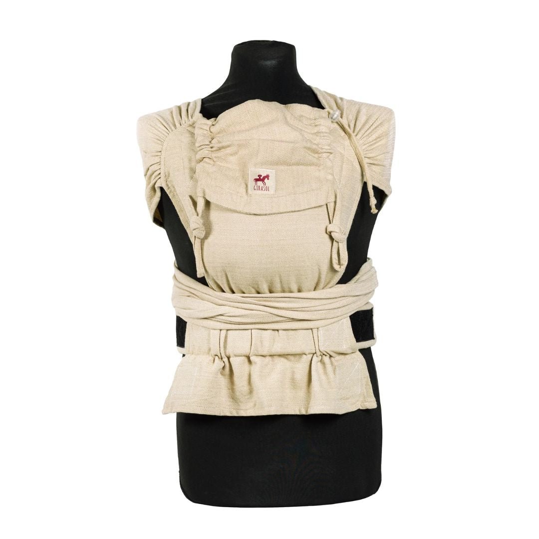 Girasol - Girasol WrapMySol Half Buckle Baby Carrier - Marigold (Plant Dyed) - Cloth and Carry