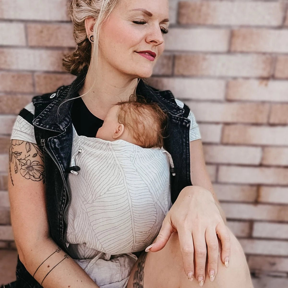 Hoppediz-Hoppediz Primeo Baby Carrier - Grenada Linen - Cloth and Carry