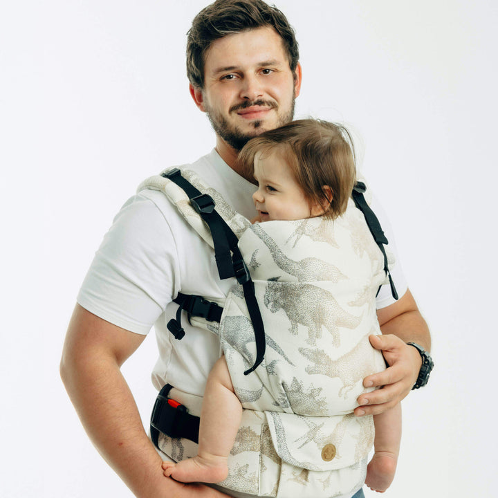 LennyLamb - LennyUpGrade PRO Baby Carrier - Jurassic Park - Ice Desert - Cloth and Carry