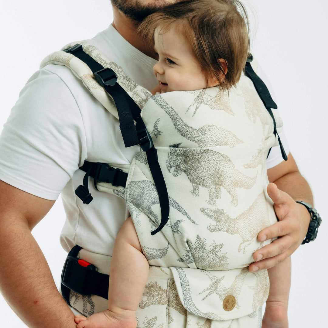 LennyLamb - LennyUpGrade PRO Baby Carrier - Jurassic Park - Ice Desert - Cloth and Carry