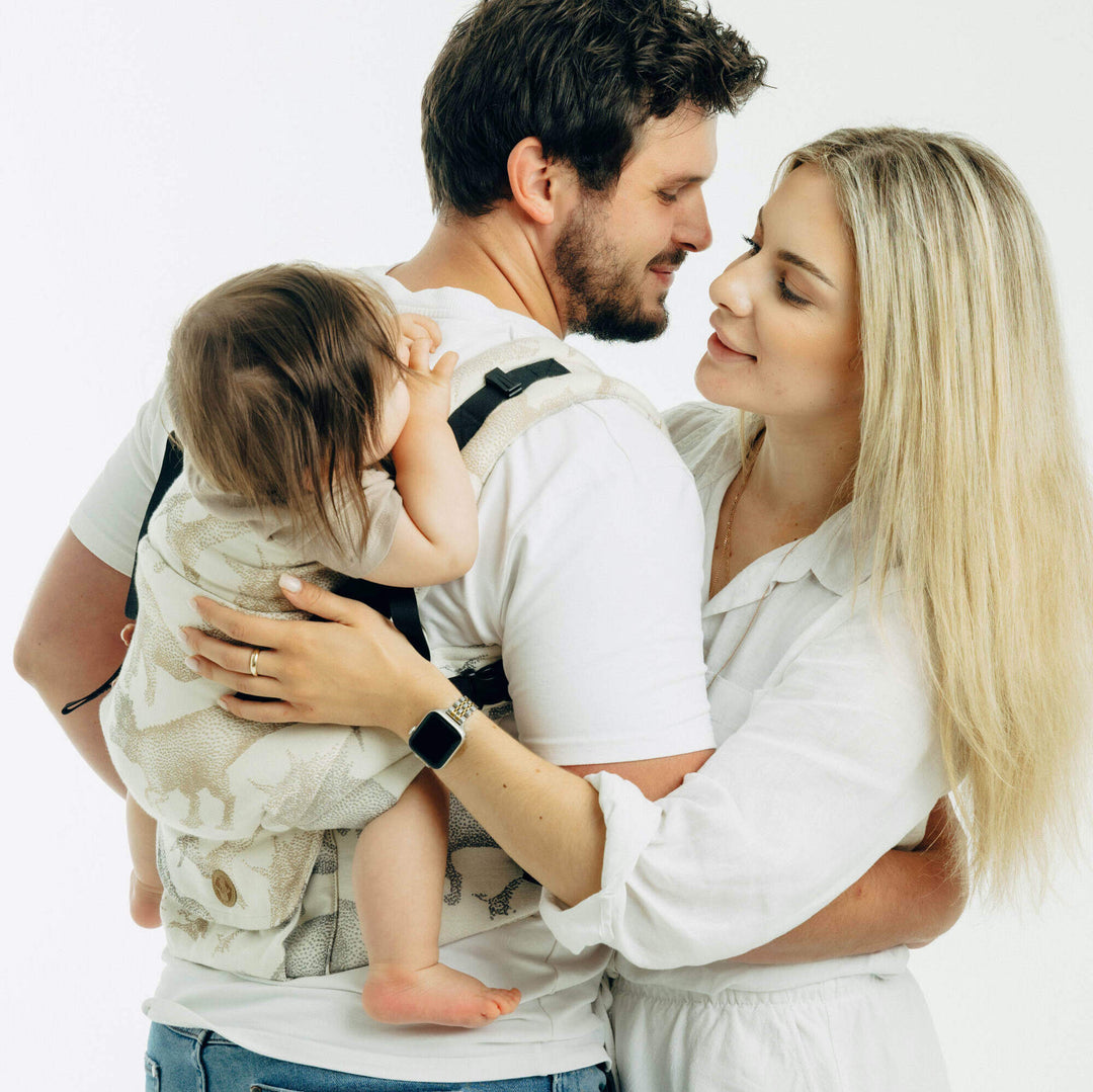 LennyLamb - LennyUpGrade PRO Baby Carrier - Jurassic Park - Ice Desert - Cloth and Carry