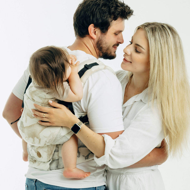 LennyLamb - LennyUpGrade PRO Baby Carrier - Jurassic Park - Ice Desert - Cloth and Carry