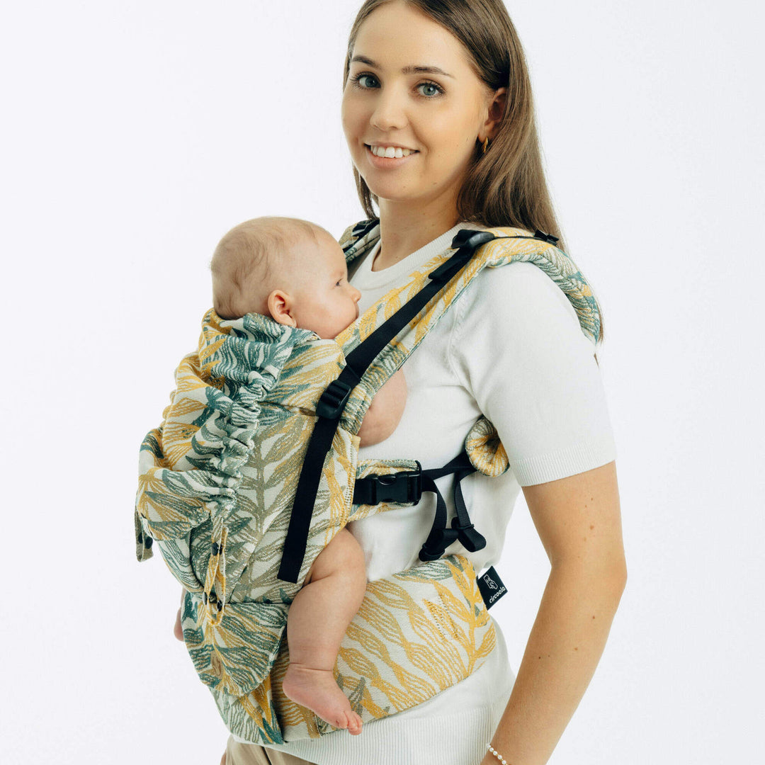 LennyLamb - LennyUpGrade PRO Baby Carrier - Rainforest Selva - Cloth and Carry