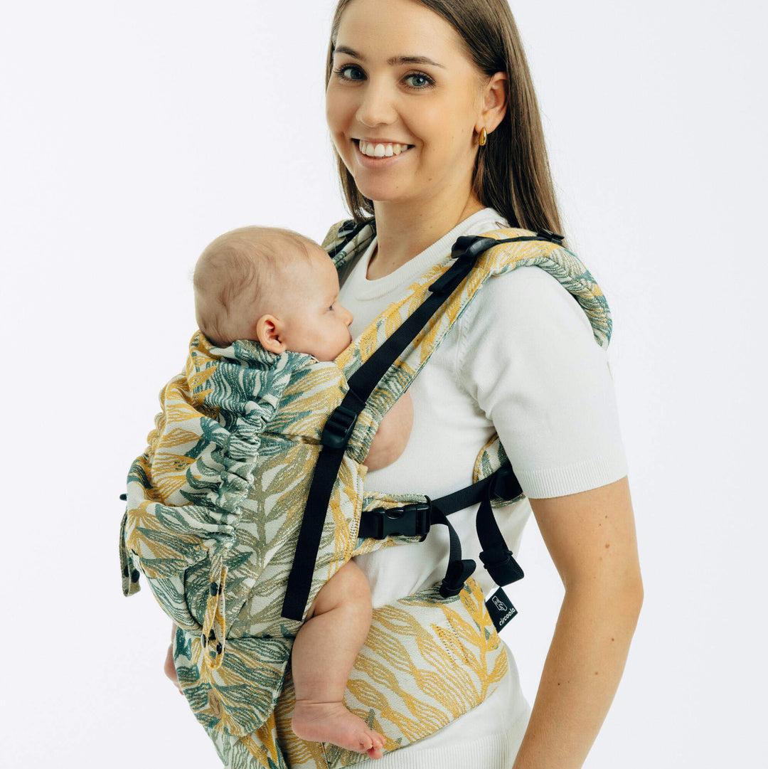 LennyLamb - LennyUpGrade PRO Baby Carrier - Rainforest Selva - Cloth and Carry