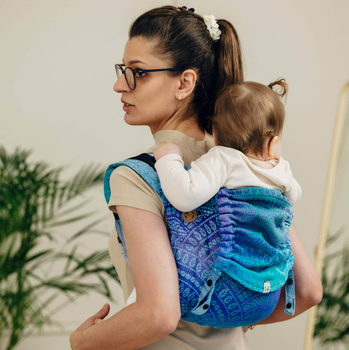 LennyLamb - LennyLamb Onbuhimo PRO - Peacock's Tail - Fantasy * Ships in 2 - 3 weeks * - Cloth and Carry