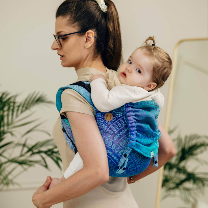 LennyLamb - LennyLamb Onbuhimo PRO - Peacock's Tail - Fantasy * Ships in 2 - 3 weeks * - Cloth and Carry