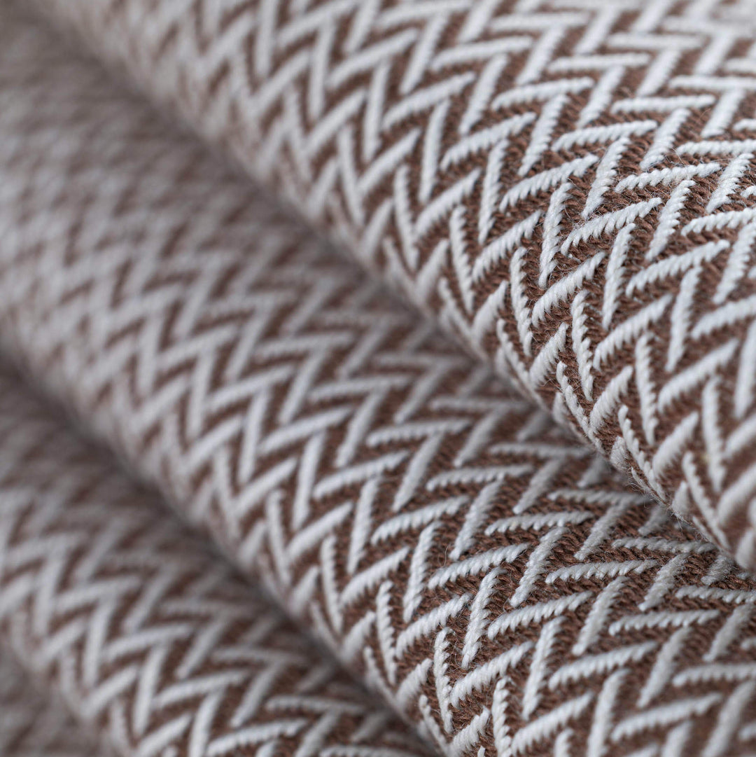 LennyLamb - LennyLamb Ring Sling - Little Herringbone Almond (100% Cotton) - Cloth and Carry