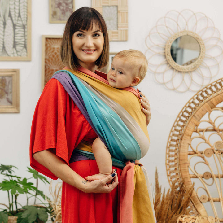 LennyLamb Baby Sling Woven Wrap - Pastels (100% Cotton)