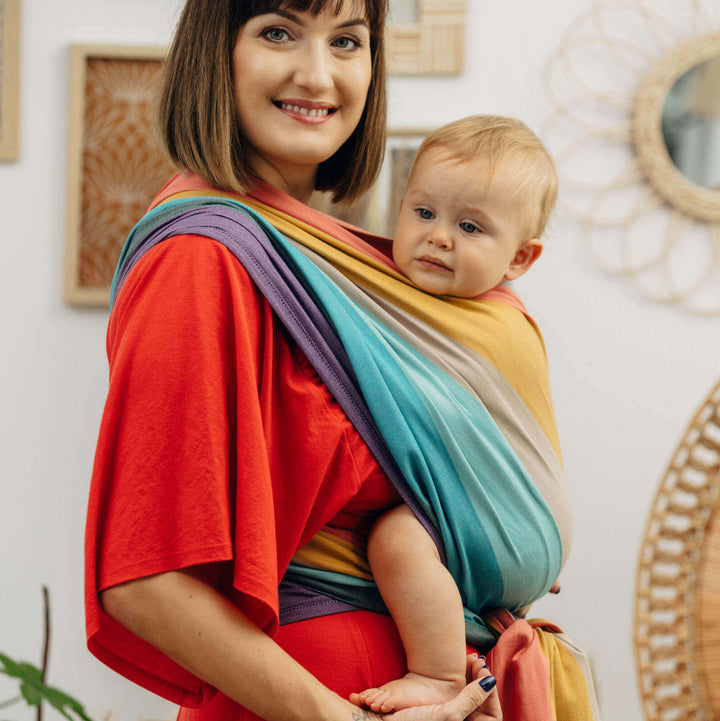 LennyLamb Baby Sling Woven Wrap - Pastels (100% Cotton)