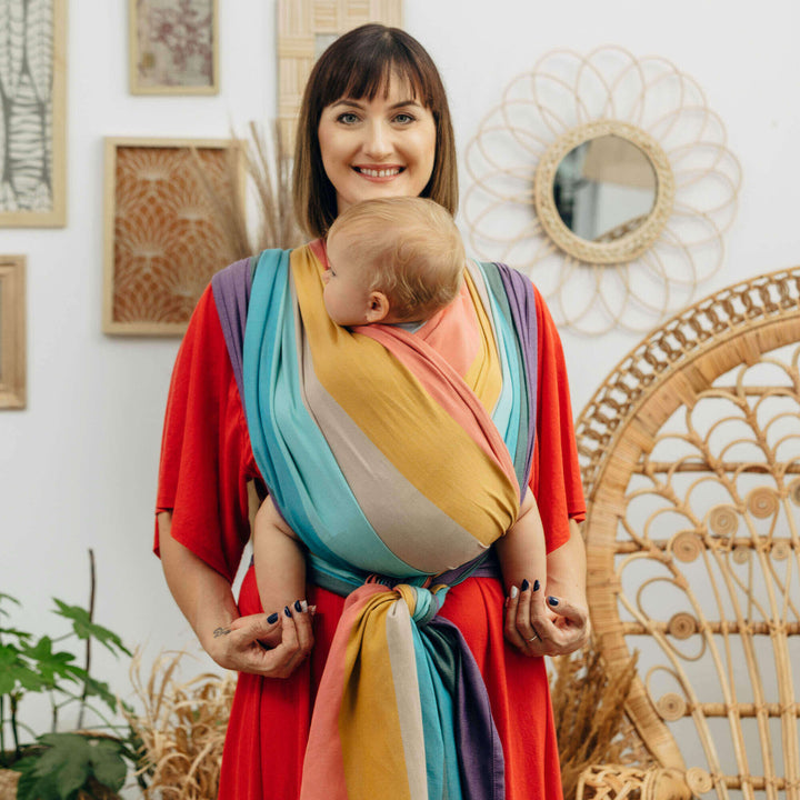 LennyLamb Baby Sling Woven Wrap - Pastels (100% Cotton)