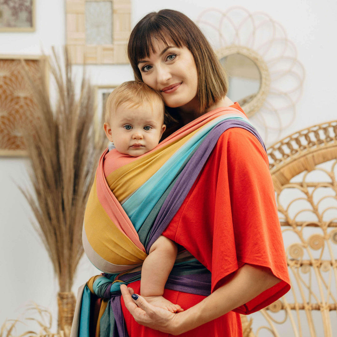 LennyLamb Baby Sling Woven Wrap - Pastels (100% Cotton)