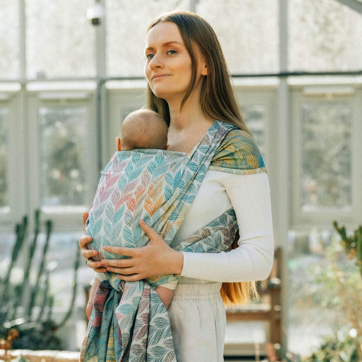 LennyLamb Baby Sling Woven Wrap - Tangled Plait