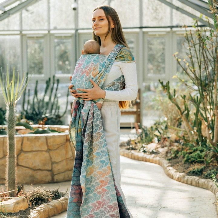 LennyLamb Baby Sling Woven Wrap - Tangled Plait