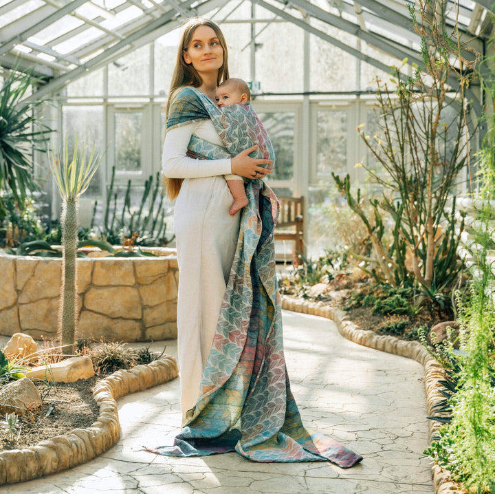 LennyLamb Baby Sling Woven Wrap - Tangled Plait