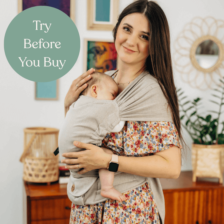 LennyLamb-Try Before You Buy: LennyHybrid Half Buckle Baby Carrier (Standard Size) - Cloth and Carry