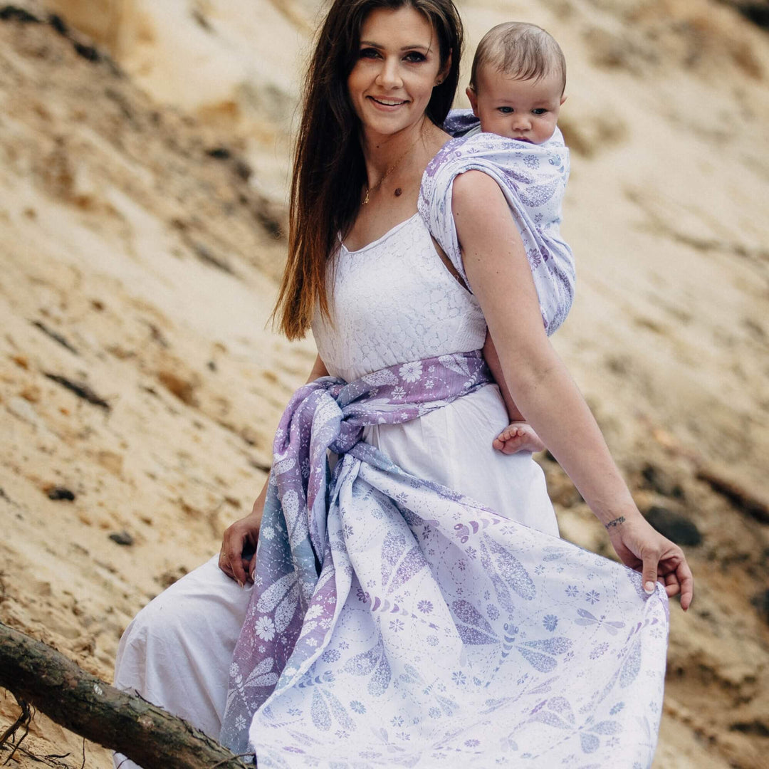 LennyLamb-LennyLamb - Dragonfly Lavender (Cotton/Linen) - Cloth and Carry