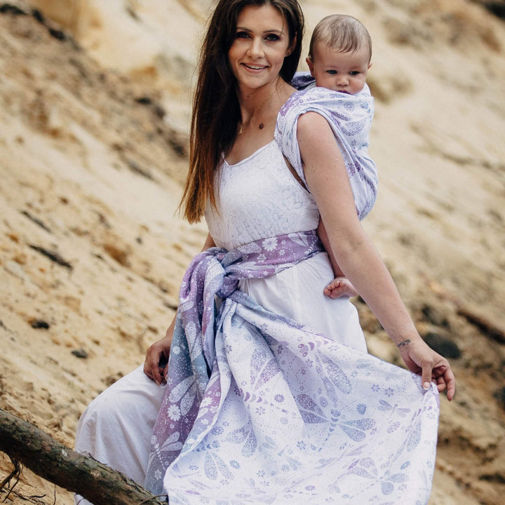LennyLamb-LennyLamb - Dragonfly Lavender (Cotton/Linen) - Cloth and Carry