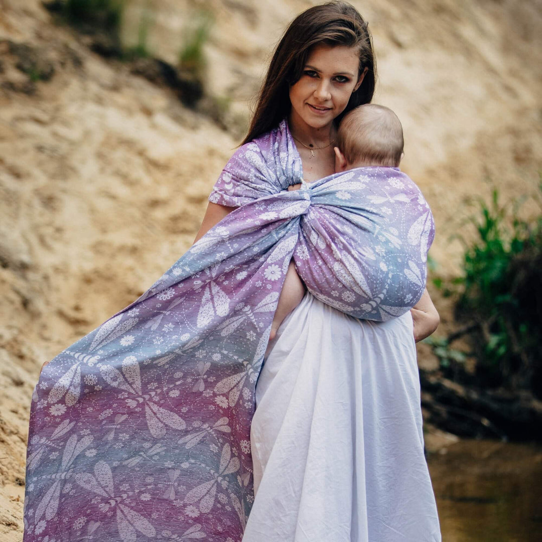 LennyLamb-LennyLamb - Dragonfly Lavender (Cotton/Linen) - Cloth and Carry