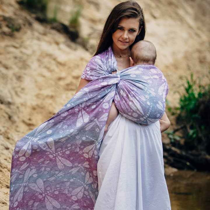 LennyLamb-LennyLamb - Dragonfly Lavender (Cotton/Linen) - Cloth and Carry
