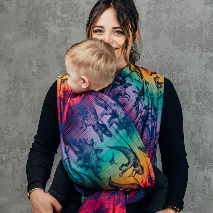 LennyLamb - LennyLamb Baby Sling Woven Wrap - Jurassic Park - New Era (100% Cotton) - Cloth and Carry