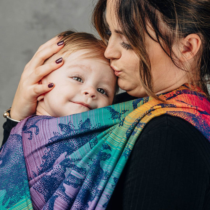 LennyLamb - LennyLamb Baby Sling Woven Wrap - Jurassic Park - New Era (100% Cotton) - Cloth and Carry