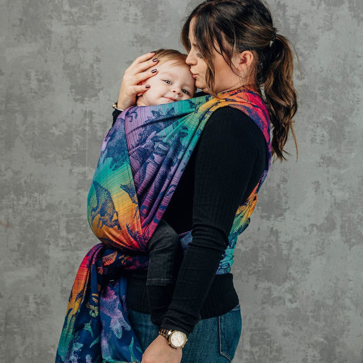 LennyLamb - LennyLamb Baby Sling Woven Wrap - Jurassic Park - New Era (100% Cotton) - Cloth and Carry