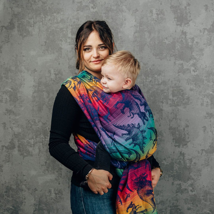 LennyLamb - LennyLamb Baby Sling Woven Wrap - Jurassic Park - New Era (100% Cotton) - Cloth and Carry