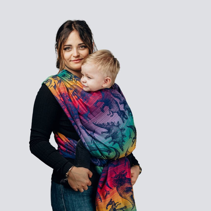 LennyLamb - LennyLamb Baby Sling Woven Wrap - Jurassic Park - New Era (100% Cotton) - Cloth and Carry