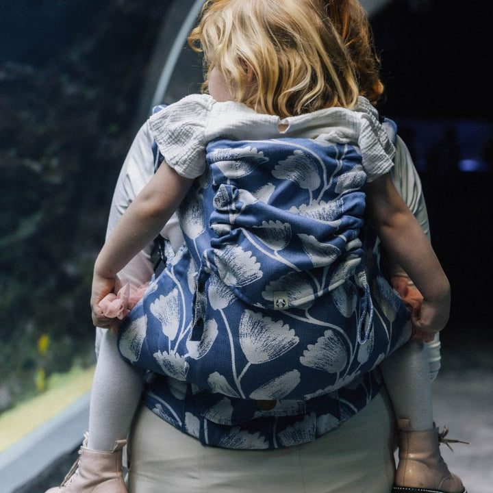 LennyLamb - LennyPreschool Carrier - Viridiflora Royal Baby (100% Bamboo Viscose) - Cloth and Carry