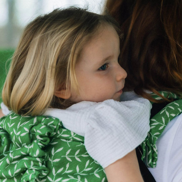 LennyLamb - LennyPreschool Carrier - Enchanted Nook Evergreen (Cotton/TENCEL) - Cloth and Carry