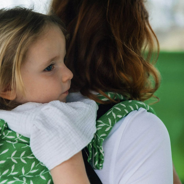 LennyLamb - LennyPreschool Carrier - Enchanted Nook Evergreen (Cotton/TENCEL) - Cloth and Carry