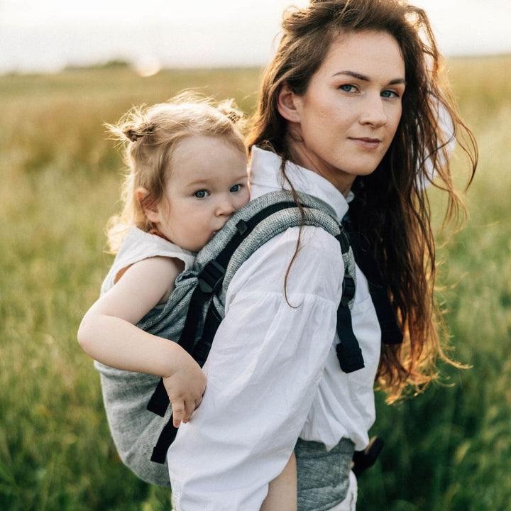 LennyLamb - LennyPreschool Carrier - Arrow Wave (100% Linen) - Cloth and Carry
