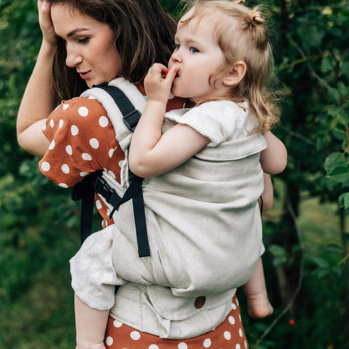 LennyLamb - LennyPreschool Carrier - Arrow Whisper (100% Linen) - Cloth and Carry