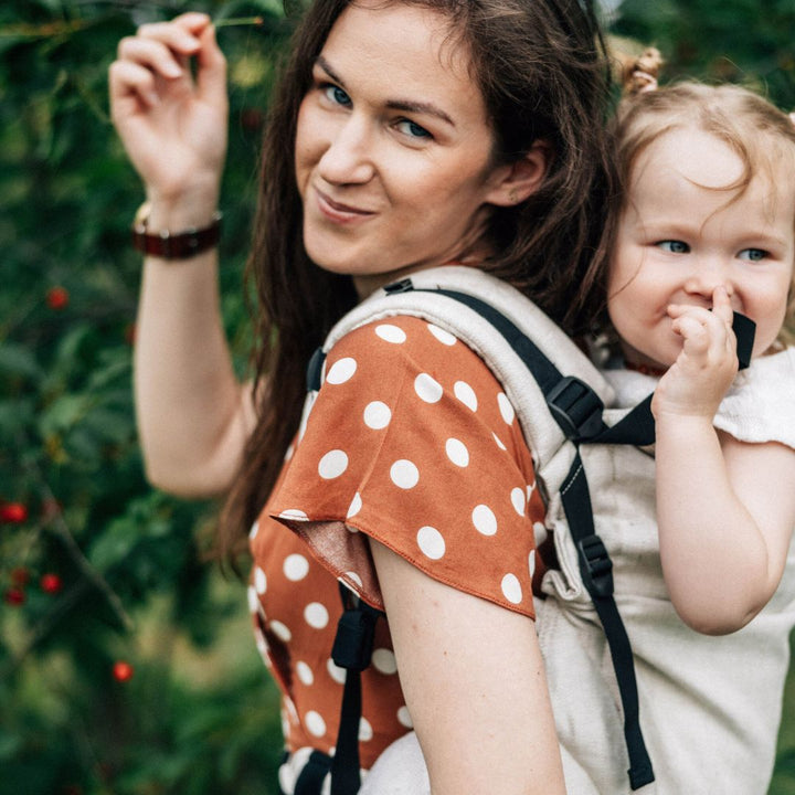 LennyLamb - LennyPreschool Carrier - Arrow Whisper (100% Linen) - Cloth and Carry