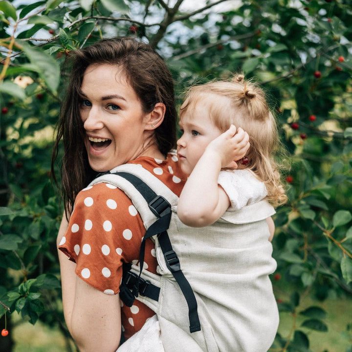 LennyLamb - LennyPreschool Carrier - Arrow Whisper (100% Linen) - Cloth and Carry