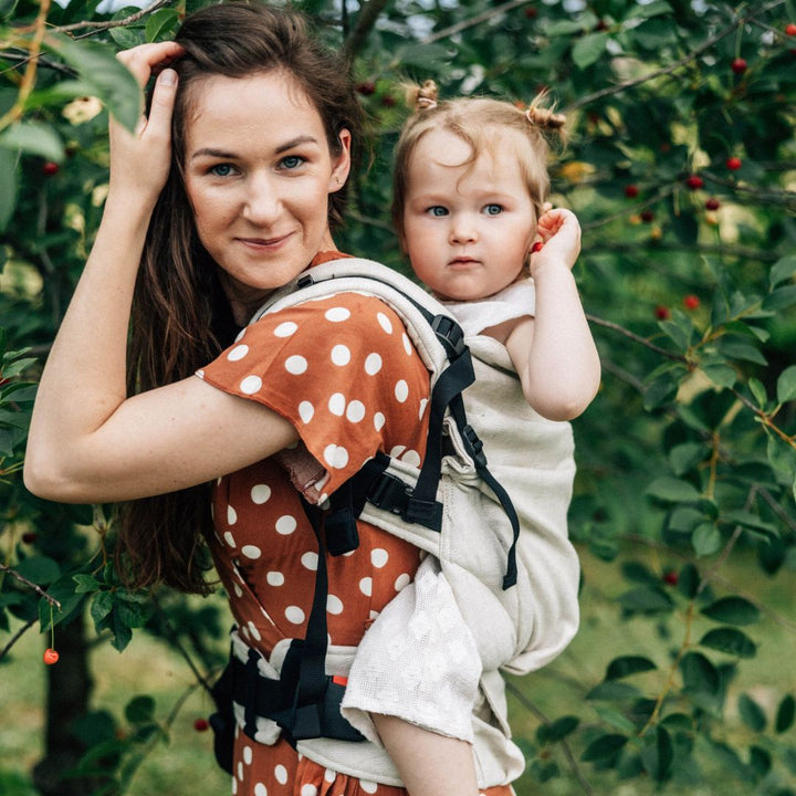 LennyLamb - LennyPreschool Carrier - Arrow Whisper (100% Linen) - Cloth and Carry