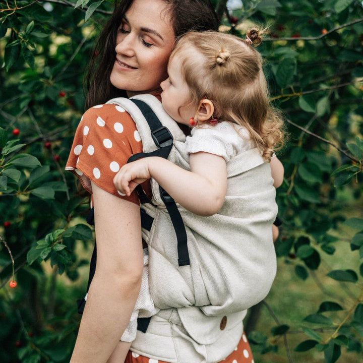 LennyLamb - LennyPreschool Carrier - Arrow Whisper (100% Linen) - Cloth and Carry