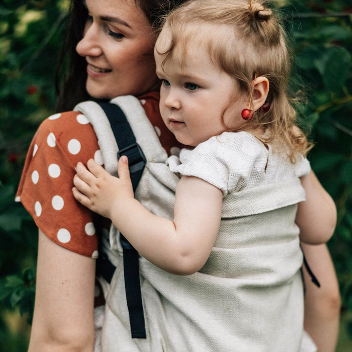LennyLamb - LennyPreschool Carrier - Arrow Whisper (100% Linen) - Cloth and Carry