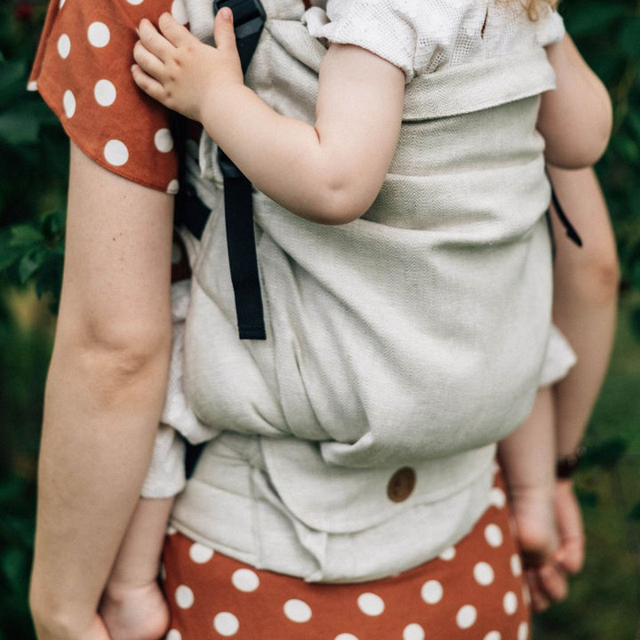 LennyLamb - LennyPreschool Carrier - Arrow Whisper (100% Linen) - Cloth and Carry