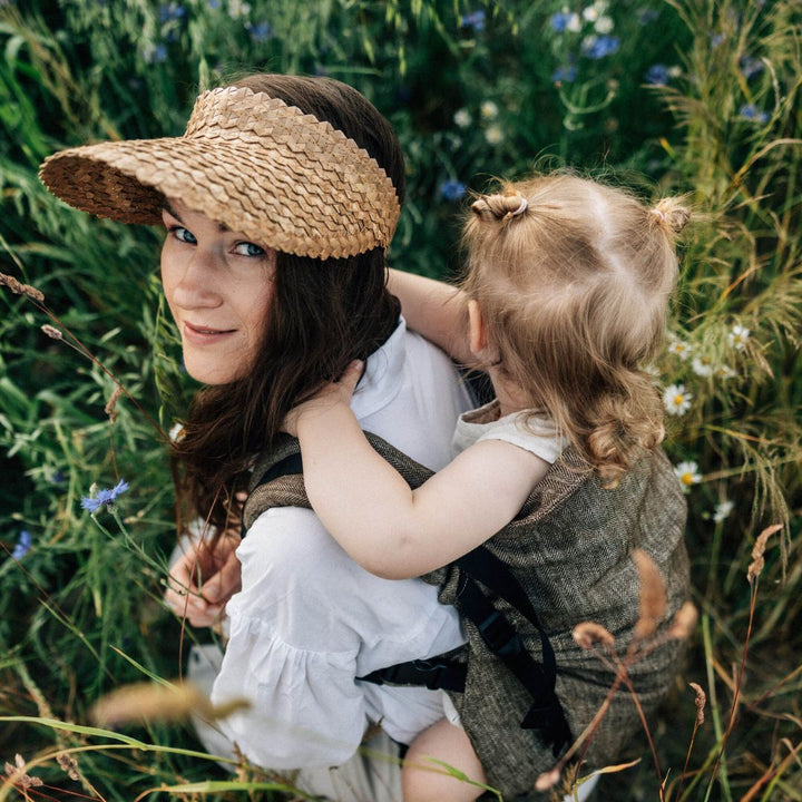 LennyLamb - LennyPreschool Carrier - Arrow Wood (100% Linen) - Cloth and Carry