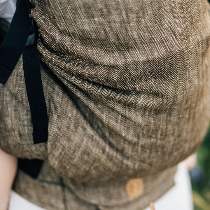 LennyLamb - LennyPreschool Carrier - Arrow Wood (100% Linen) - Cloth and Carry